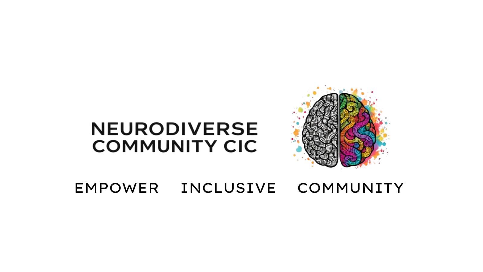 NeuroDiverse Community CIC logo, opens in new tab